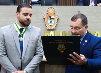 CMM homenageia secretário de Segurança Pública Municipal, Alberto Siqueira Neto