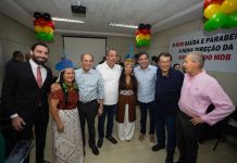 Ao lado de Eduardo Braga, Omar Aziz participa de ato de filiação do MDB e reforça “Amazonas Forte de Novo”