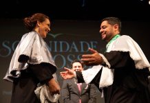 Em cerimônia, André Zogahib e Katia Couceiro são empossados nos cargos de reitor e vice-reitora da UEA