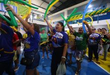 Lotação Máxima: público lota quadra do Unidos do Alvorada para lançamento das pré-candidaturas de Maria do Carmo e Alberto Neto
