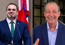 Omar Aziz e Roberto Cidade aparecem tecnicamente empatados na liderança da disputa pelo Governo do Amazonas