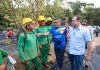 Governador Roberto Cidade fiscaliza obras de pavimentação em Manicoré