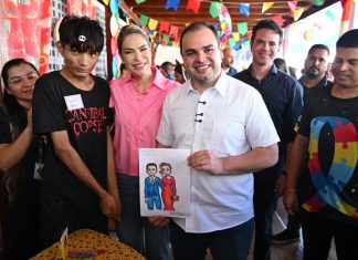 Governador Roberto Cidade prestigia arraial do Centro Juventude TEA e reforça ações de inclusão e autonomia para adolescentes com autismo