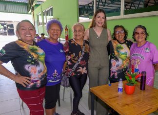 Primeira-dama Thaisa Cidade visita Policlínica Gerontológica da FUnATI e destaca atenção à pessoa idosa