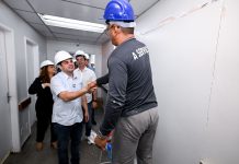 Governador Roberto Cidade vistoria obras da Maternidade Azilda Marreiro, na zona norte de Manaus