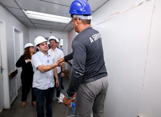 Governador Roberto Cidade vistoria obras da Maternidade Azilda Marreiro, na zona norte de Manaus