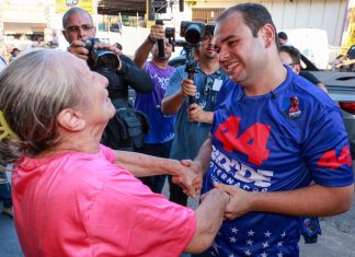 Na Praça 14, Roberto Cidade apresenta propostas e reforça compromisso com a segurança pública