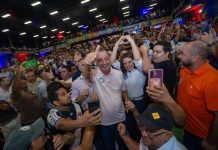Omar Aziz recebe o apoio do senador reeleito Plínio Valério, que destaca experiência e capacidade